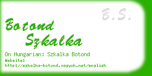 botond szkalka business card